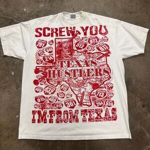 Vintage Screw You I’m From Teas AOP Graphic T-Shirt Double Sided DJ Screw 4x